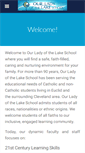 Mobile Screenshot of ourladyofthelakeschooleuclid.org